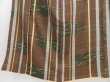 Photo4: 3305T08z520 Antique Japanese Kimono Silk KOMON  Brown (4)