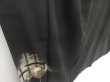 Photo3: 3305T09z670 Vintage Japanese Kimono Silk TOMESODE Flowers Black (3)