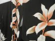 Photo2: 3311T02z1000 Vintage Japanese Kimono Silk TSUKESAGE Leaf Black (2)