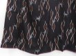 Photo4: 3311T08z440 Antique Japanese Kimono Silk KOMON Flower Dark brown (4)