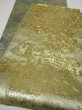 Photo7: 1E04z80  Japanese Kimono Gilt thread Obi FABRIC material Princess 42.5x11.8 (7)