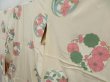 Photo2: 3312T02z1020 Vintage Japanese Kimono Silk FURISODE Flowers Off-white (2)