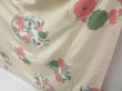 Photo4: 3312T02z1020 Vintage Japanese Kimono Silk FURISODE Flowers Off-white (4)