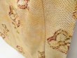 Photo4: 3312T10z950  Japanese Kimono Silk SHIBORI KOMON Flower Light yellow (4)