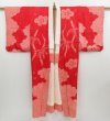 Photo6: 3312T12z580 Vintage Japanese Kimono Silk JUBAN Plum blossom Red (6)