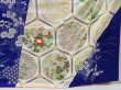 Photo6: 3313T15z1050  Japanese Kimono Silk FURISODE Butterfly Off-white (6)