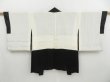 Photo6: 3318T08z560 Vintage Japanese Kimono Silk HAORI Nandin Black (6)