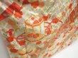 Photo3: 3326T13z1280 Vintage Japanese Kimono Silk FURISODE Shell box 　 (3)