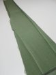 Photo1: 4J07z50  Japanese Kimono Silk  FABRIC Plain Grass green 59.1x7.1 (1)