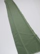 Photo1: 4J09z30  Japanese Kimono Silk  FABRIC Plain Grass green 39.4x6.7 (1)