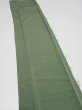 Photo3: 4J09z30  Japanese Kimono Silk  FABRIC Plain Grass green 39.4x6.7 (3)