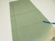 Photo6: 4K04z80  Japanese Kimono Silk  FABRIC Noble Opal Green 48.8x14.6 (6)