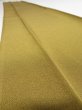 Photo4: 4K09z60  Japanese Kimono Silk  FABRIC Plain Dark olive 49.6x7.5 (4)