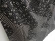 Photo3: 3403T13z950  Japanese Kimono Silk TSUKESAGE-KOMON  Black (3)