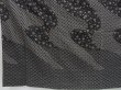 Photo6: 3403T13z950  Japanese Kimono Silk TSUKESAGE-KOMON  Black (6)