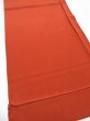 Photo2: 4K01z60  Japanese Kimono Silk  FABRIC Plain Orange-Brown 41.7x14.6 (2)