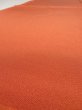 Photo4: 4K01z60  Japanese Kimono Silk  FABRIC Plain Orange-Brown 41.7x14.6 (4)