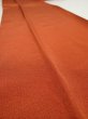 Photo5: 4K09z60  Japanese Kimono Silk  FABRIC Plain Orange-Brown 93.7x6.7 (5)