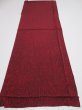 Photo4: 4C01z60  Japanese Kimono Silk  FABRIC Branch Wine red 39.4x14.6 (4)