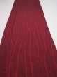 Photo1: 4C06z90  Japanese Kimono Silk  FABRIC Branch Wine red 65.4x14.6 (1)