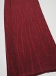 Photo2: 4C06z90  Japanese Kimono Silk  FABRIC Branch Wine red 65.4x14.6 (2)