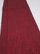 Photo3: 4C06z90  Japanese Kimono Silk  FABRIC Branch Wine red 65.4x14.6 (3)