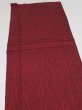 Photo4: 4C06z90  Japanese Kimono Silk  FABRIC Branch Wine red 65.4x14.6 (4)