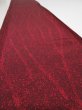 Photo5: 4C07z40  Japanese Kimono Silk  FABRIC Branch Wine red 55.9x7.1 (5)