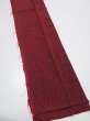 Photo2: 4C10z30  Japanese Kimono Silk  FABRIC Branch Wine red 36.2x7.1 (2)