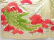 Photo5: 3406T01z800 Vintage Japanese Kimono Silk TSUKESAGE Peacock Light cream (5)