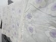 Photo6: 3410T04z480  Japanese Kimono Silk SHIBORI HAORI Flowers Black (6)