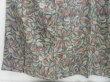 Photo4: 3410T09z650 Vintage Japanese Kimono Silk KOMON Flower Dark cyan (4)