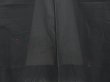 Photo3: 3410T10z290  Japanese Kimono Silk See through HAORI Flower Black (3)