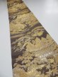 Photo8: 3509Y07z890  Japanese Kimono Silk FUKURO OBI Nikko Toshogu Shrine 168.5x12.2 (8)