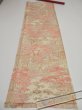 Photo6: 4B02z80  Japanese Kimono Silk  FABRIC Japanese imperial court   44.9x14.2 (6)