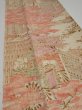 Photo4: 4B09z70  Japanese Kimono Silk  FABRIC Japanese imperial court   78.7x7.1 (4)