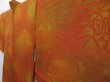 Photo2: 3416T08z520  Japanese Kimono Silk HAORI  Dark orange (2)