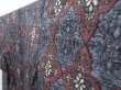 Photo2: 3506T02z690 Vintage Japanese Kimono Silk MEISEN KOMON  Blue-Gray (2)