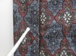 Photo7: 3506T02z690 Vintage Japanese Kimono Silk MEISEN KOMON  Blue-Gray (7)