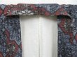 Photo8: 3506T02z690 Vintage Japanese Kimono Silk MEISEN KOMON  Blue-Gray (8)