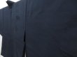 Photo2: 3506T07z290  Japanese Kimono Silk See through HAORI Maple Dark navy (2)