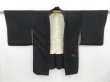 Photo4: 3509T09z560 Vintage Japanese Kimono Silk HAORI Plum tree Black (4)