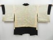 Photo5: 3509T09z560 Vintage Japanese Kimono Silk HAORI Plum tree Black (5)