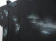 Photo2: 3509T11z730 Vintage Japanese Kimono Silk HAORI Cloud Black (2)