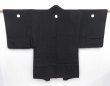 Photo5: 3513T09z700 Vintage Japanese Kimono Silk Men's HAORI Dragon Black (5)