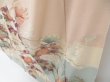 Photo4: 3513T13z890 Vintage Japanese Kimono Silk TSUKESAGE Chrysanthemum Off-white (4)