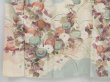 Photo6: 3513T13z890 Vintage Japanese Kimono Silk TSUKESAGE Chrysanthemum Off-white (6)