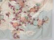 Photo7: 3513T13z890 Vintage Japanese Kimono Silk TSUKESAGE Chrysanthemum Off-white (7)