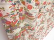 Photo3: 3517T03z930  Japanese Kimono Silk KOMON Chrysanthemum Off-white (3)