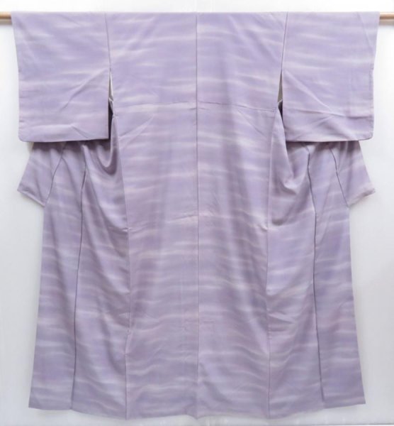 Photo1: 3517T04z930  Japanese Kimono Silk KOMON Cloud Light purple (1)